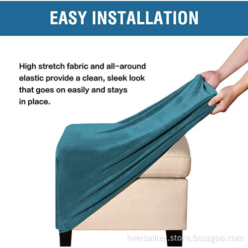 Square Ottoman Covers Footstool Protector Covers